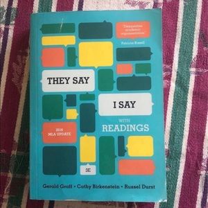 They Say, I Say Writing Textbook